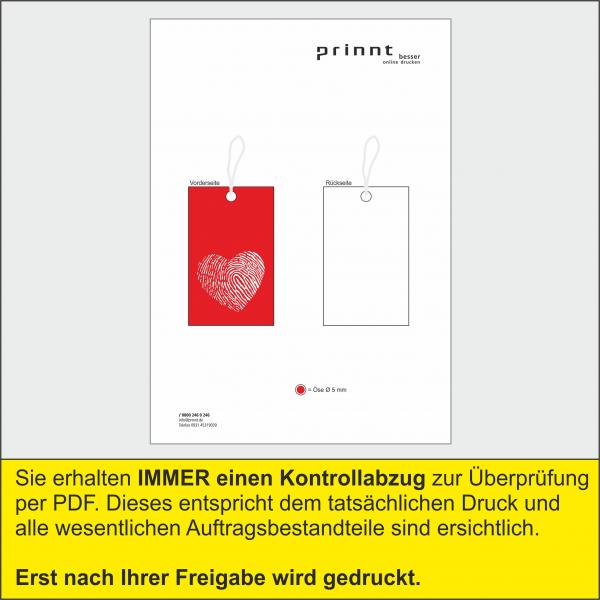 10.000 Stück Hangtags Basic